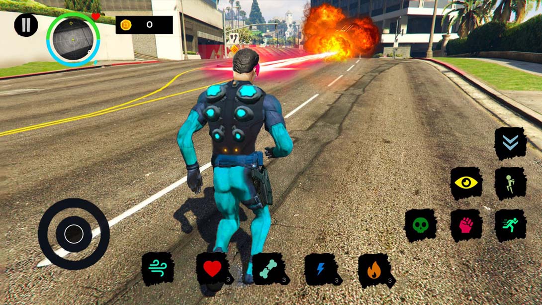 【美版】城市超级英雄3D -飞行传奇勇士豪华模拟器 City Super Hero 3D - Flying Legend Warriors Deluxe Simulat 英语_3