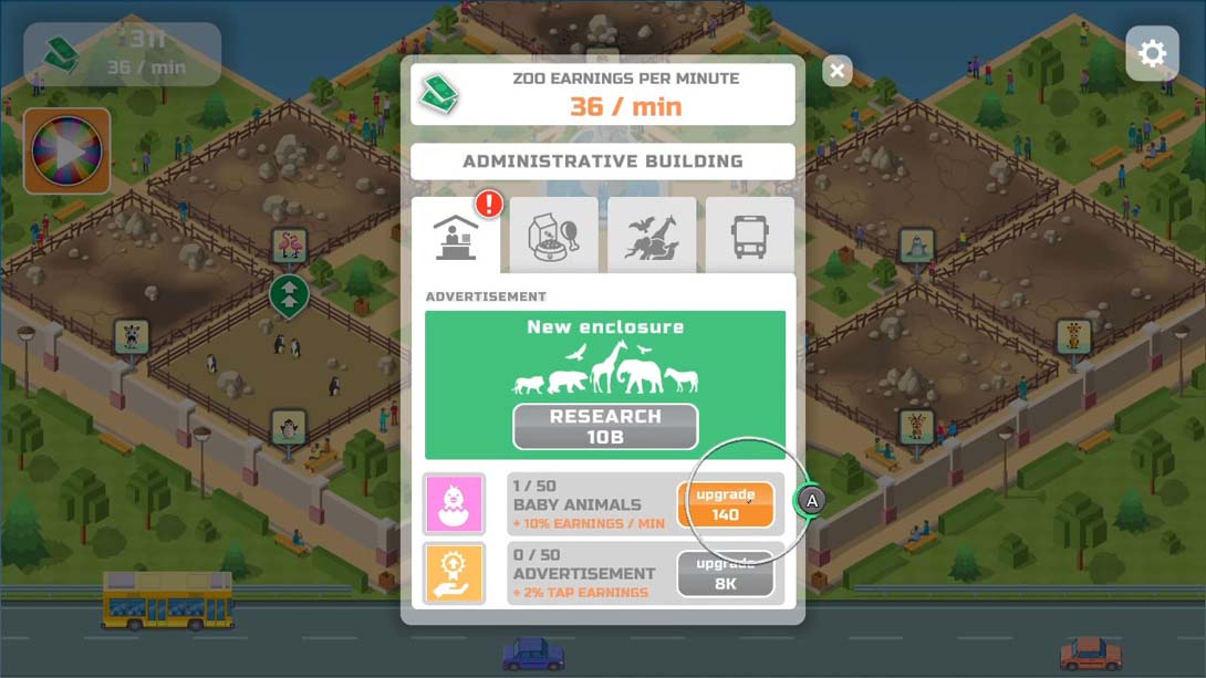 【美版】闲置动物园 Idle Zoo Park 英语_6