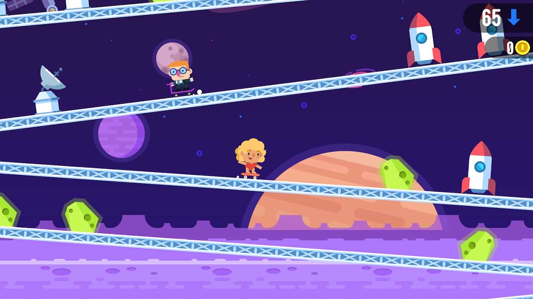 速降滑板比赛游戏 Tap Skaters 截图7