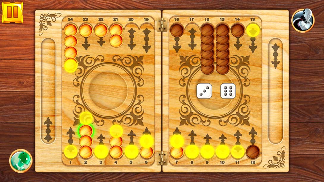 【美版】Backgammon: Board Game Puzzle 英语_4