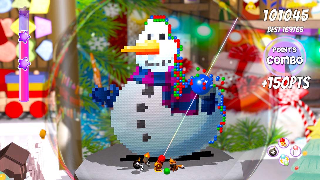 圣诞节雪球泡泡 Merry Christmas Snowball Bubble 英语_4