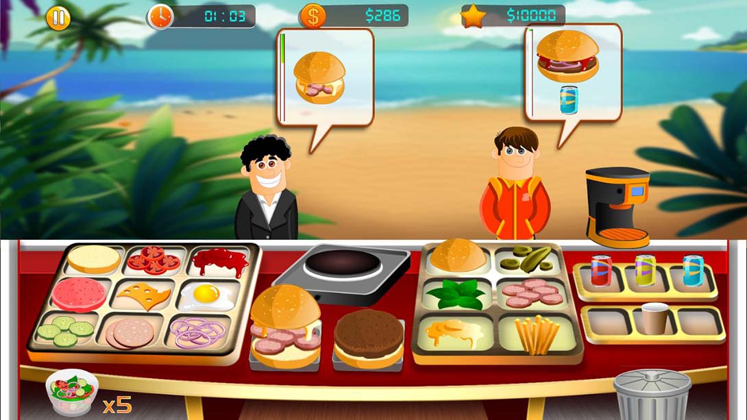 我的小小快餐摊 My little fast food booth 英语_1