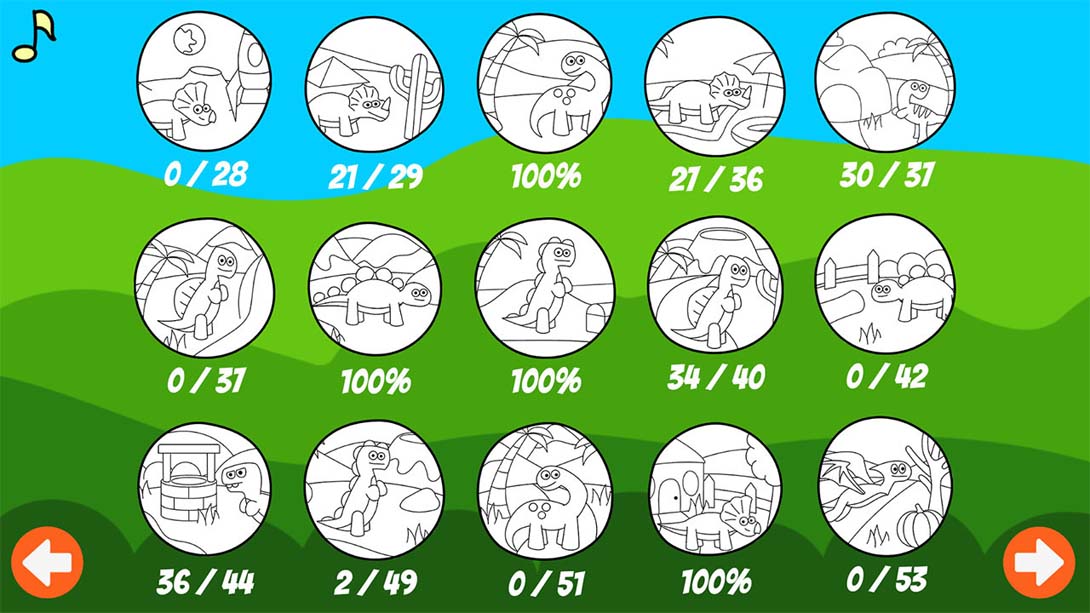 Learn & Play: Dino Coloring 游戏截图4