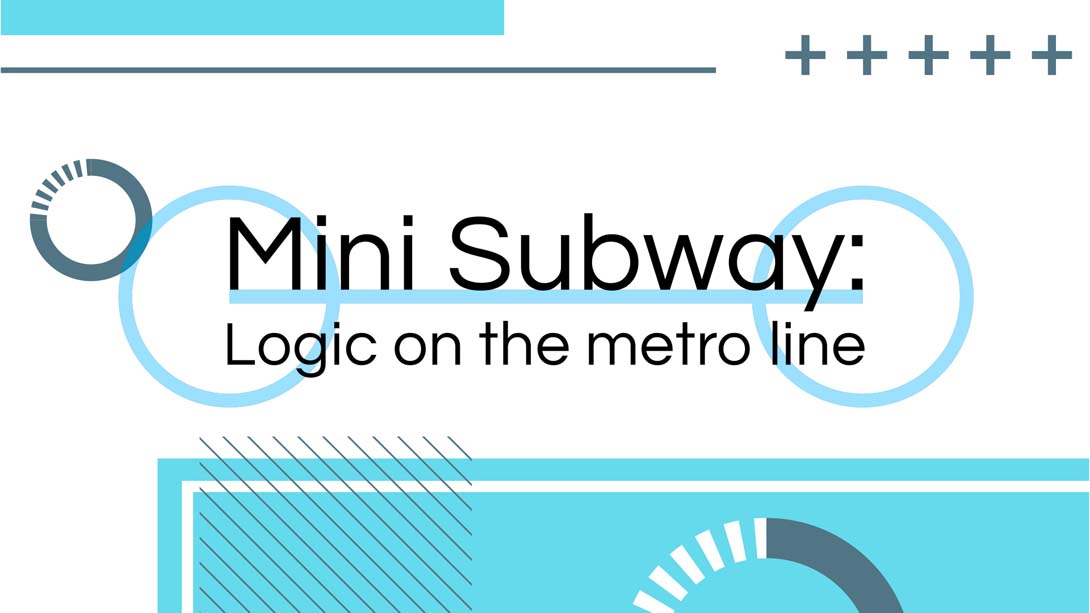 【美版】迷你地铁:地铁上的逻辑 Mini Subway: Logic on the metro line 英语_0
