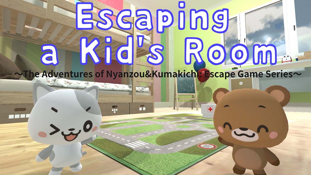 Escaping a Kids Room～The Adventures of Nyanzou&Kumakichi: Escape Game Se... 英语_0