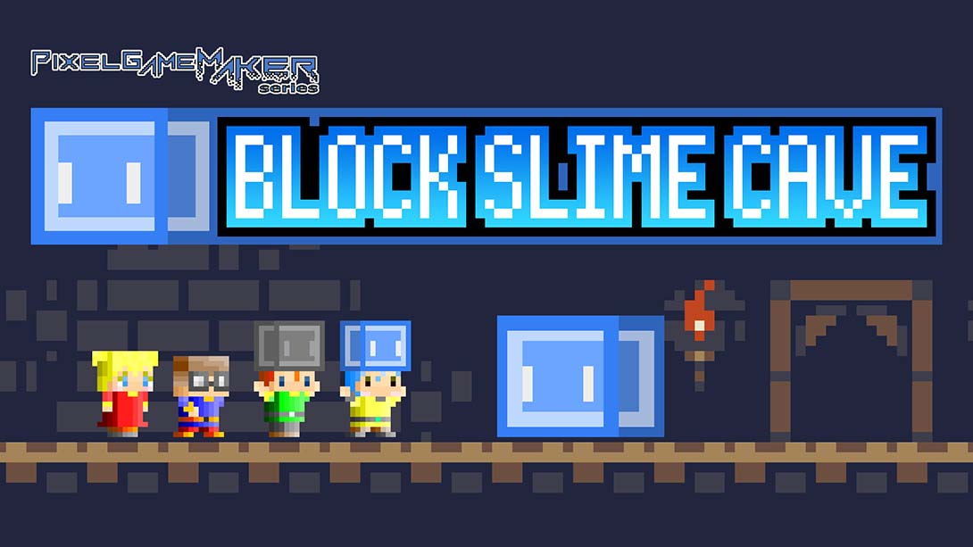 像素游戏制作者系列：BLOCK SLIME CAVE 游戏截图1