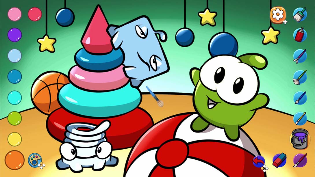 【美版】Om Nom：着色、卡通和拼图 Om Nom: Coloring, Toons & Puzzle 英语_4