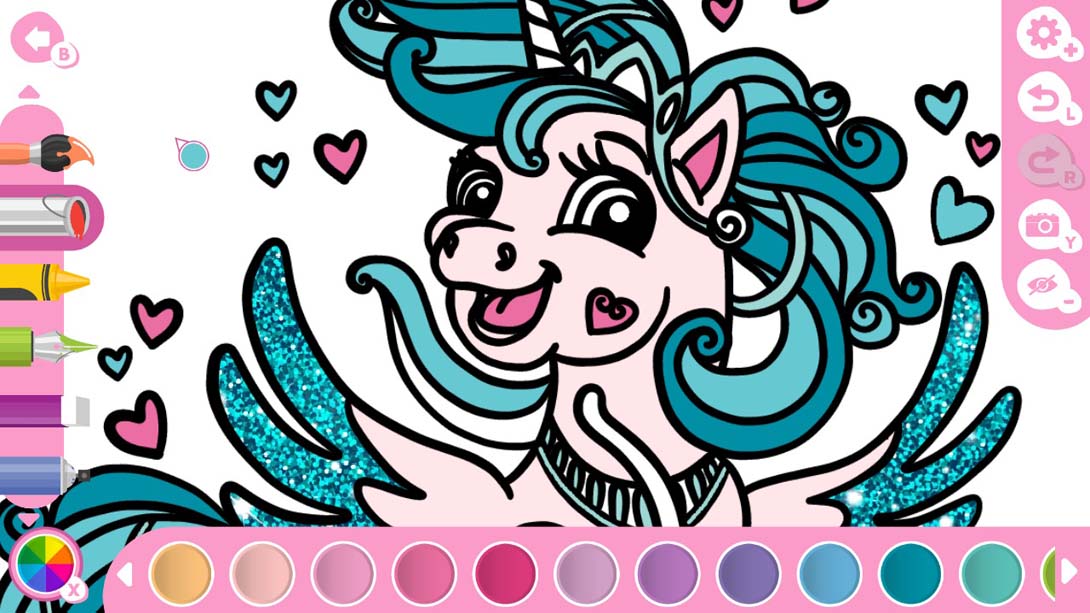 【美版】我可爱的独角兽涂色书 My Cute Unicorns - Coloring Book 中文_1
