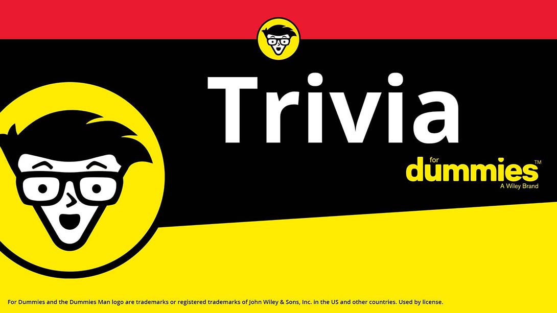 傻瓜琐事™ Trivia For Dummies 英语_0