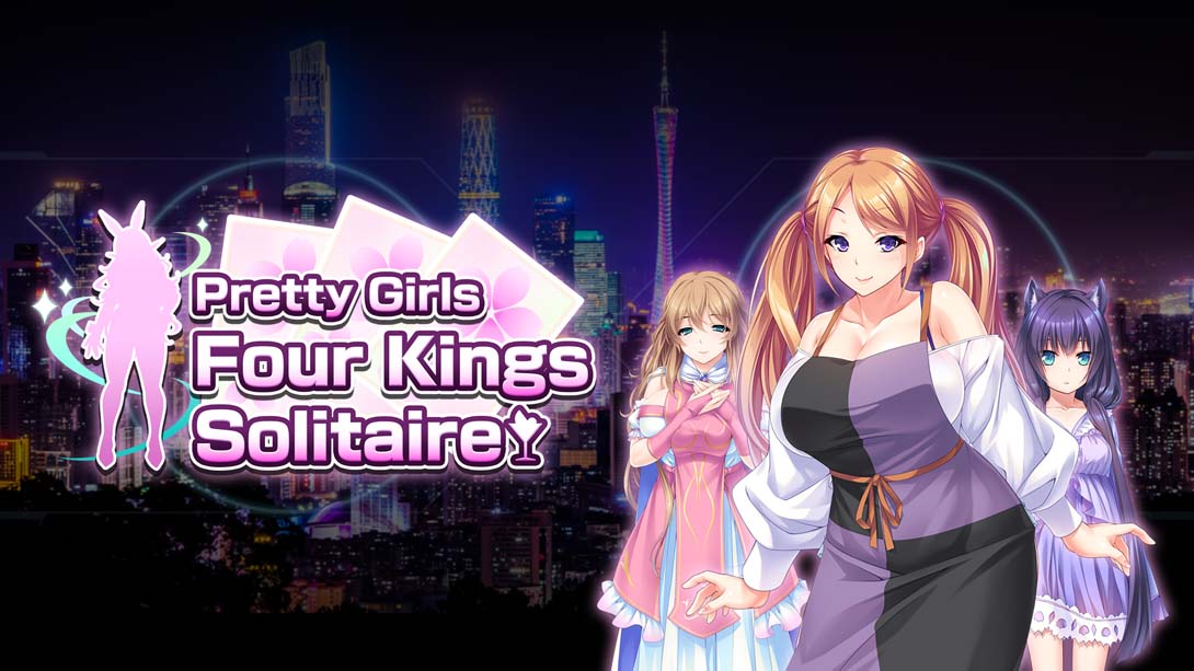【美版】漂亮女孩四王扑克 Pretty Girls Four Kings Solitaire 中文_0
