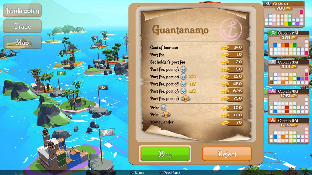 【美版】海盗黄金:加勒比宝藏 Piratepoly Gold: Caribbean Treasure 英语_2