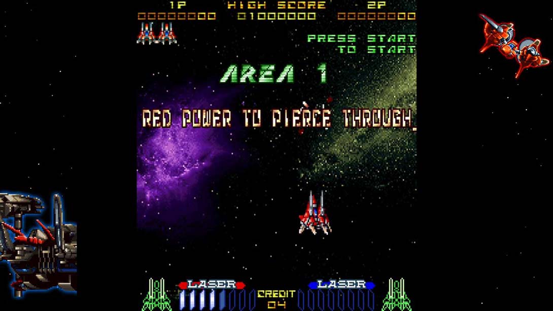 【美版】雷射战机 复刻版 Layer Section & Galactic Attack S-Tribute 中文_2