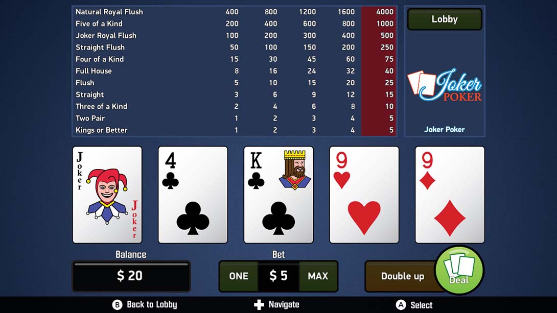 Joker Poker - Video Poker 英语_4