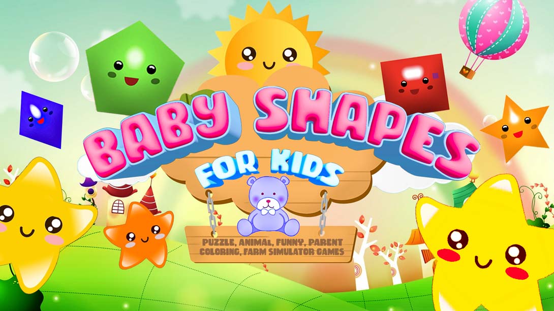 【美版】Baby Shapes for Kids-Puzzle,Animal,Funny,Parent,Coloring 英语_0