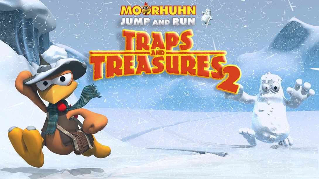 【美版】怪鸡跑酷：宝藏猎人 2 Moorhuhn Jump and Run 'Traps and Treasures 2' 英语_0