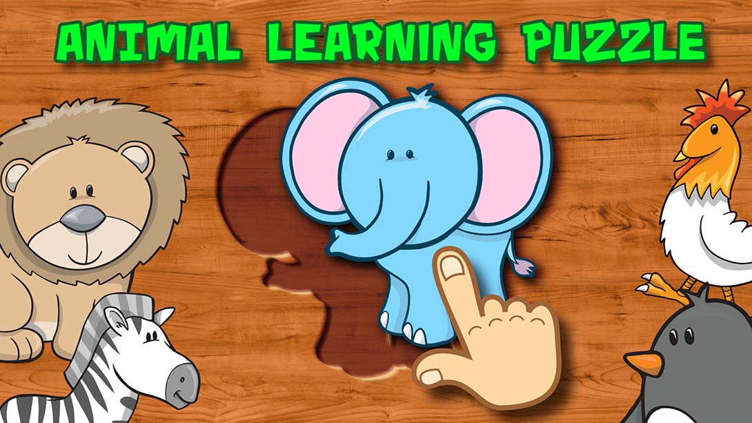 Animal Learning Puzzle for Toddlers and Kids 英语_0