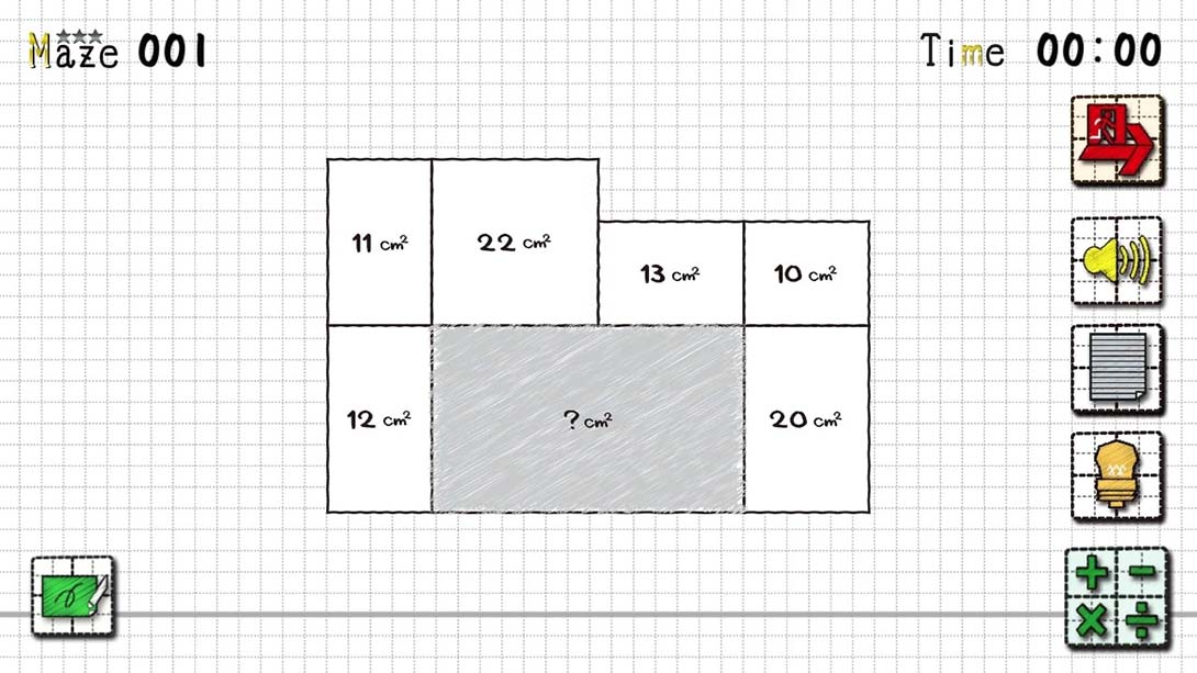 【美版】Menseki Genius: Area maze puzzles 英语_6