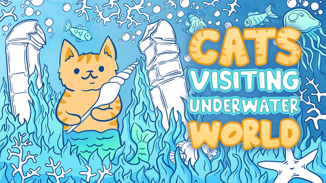 【美版】猫咪拜访海底世界 .Cats Visiting Underwater World 中文_0