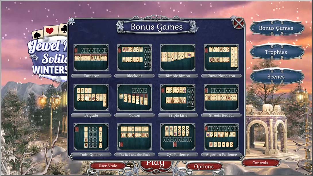 【美版】宝石配对：冬季雪景 Winterscapes Jewel Match Solitaire Winterscapes 英语_6