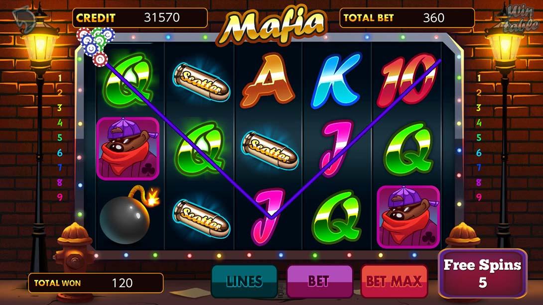 黑手党老虎机 Mafia Slots 英语_2
