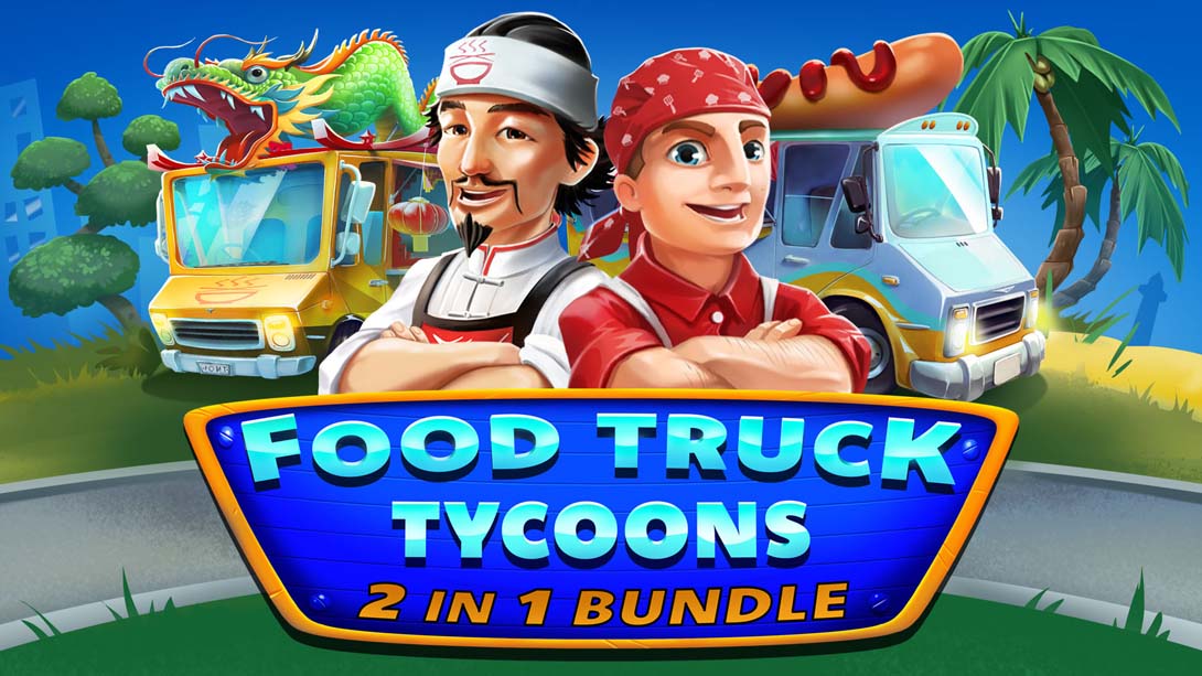 【美版】烹饪大亨 二合一 Food Truck Tycoons - 2 in 1 Bundle 中文_0