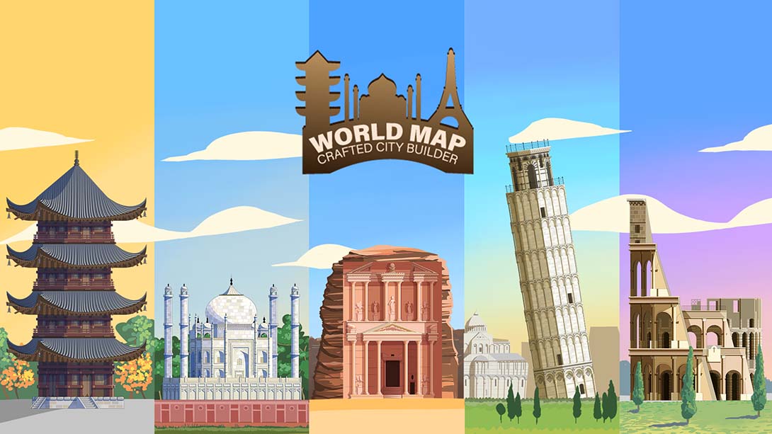 【英版】世界地图:精心制作的城市建造者 World Map: Crafted City Builder 英语_0