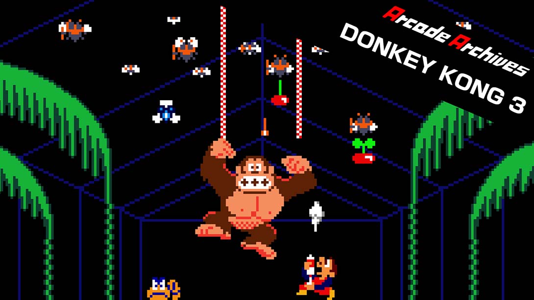 街机档案：森喜刚3 Arcade Archives DONKEY KONG 3 英语_0