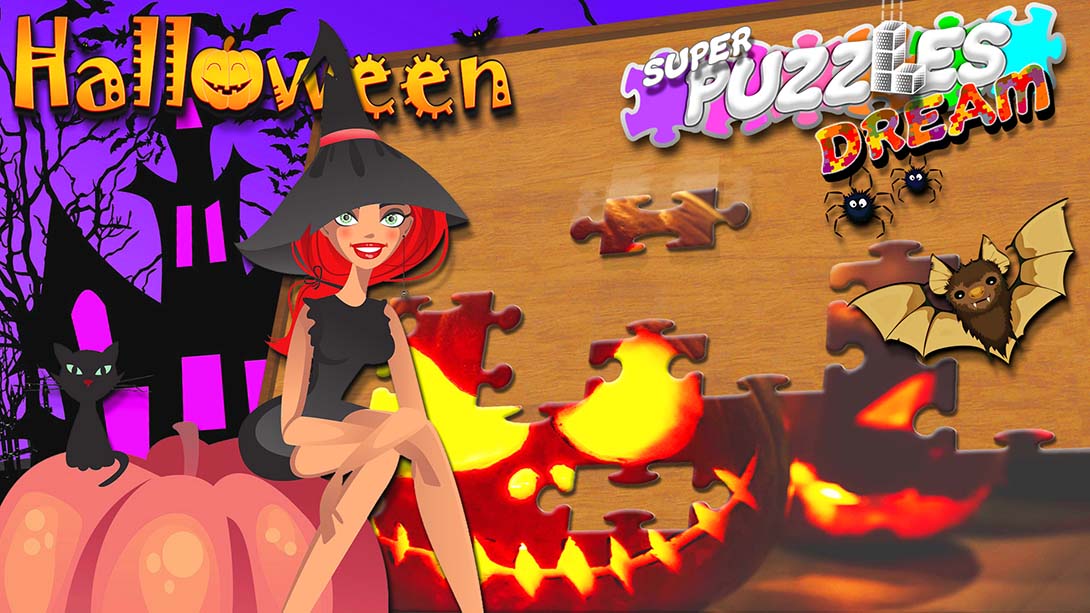 万圣节，超级拼图梦 Halloween, Super Puzzles Dream 英语_0