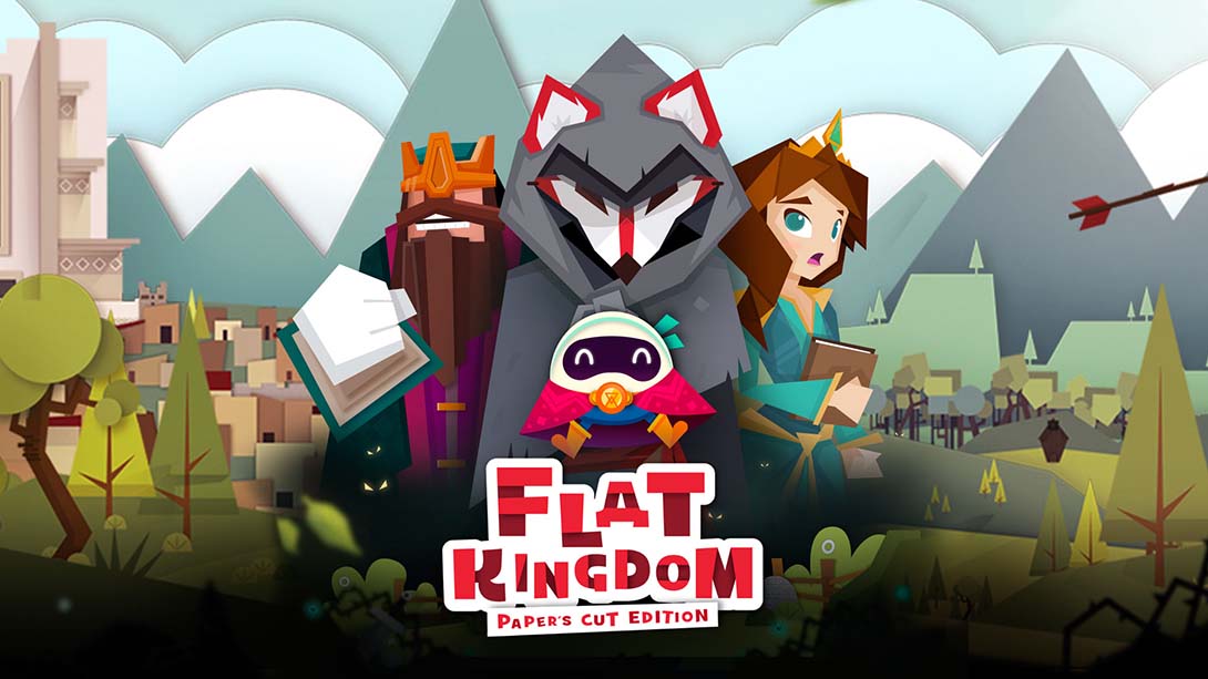 【美版】扁平王国剪纸版 Flat Kingdom Paper’s Cut Edition 中文_0