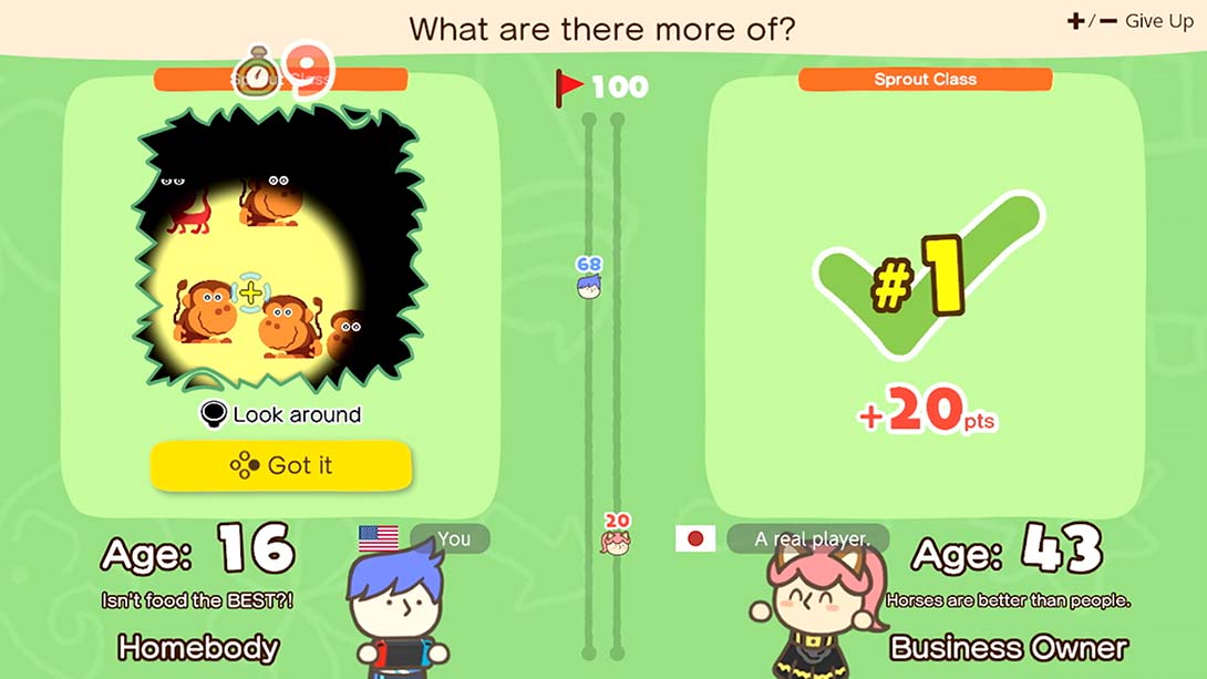 【美版】灵活脑学校 一起伸展大脑 .Big Brain Academy: Brain vs. Brain 中文_5