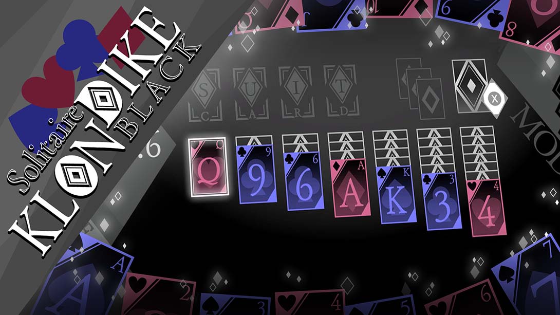 克朗代克纸牌黑 Solitaire Klondike BLACK 英语_0
