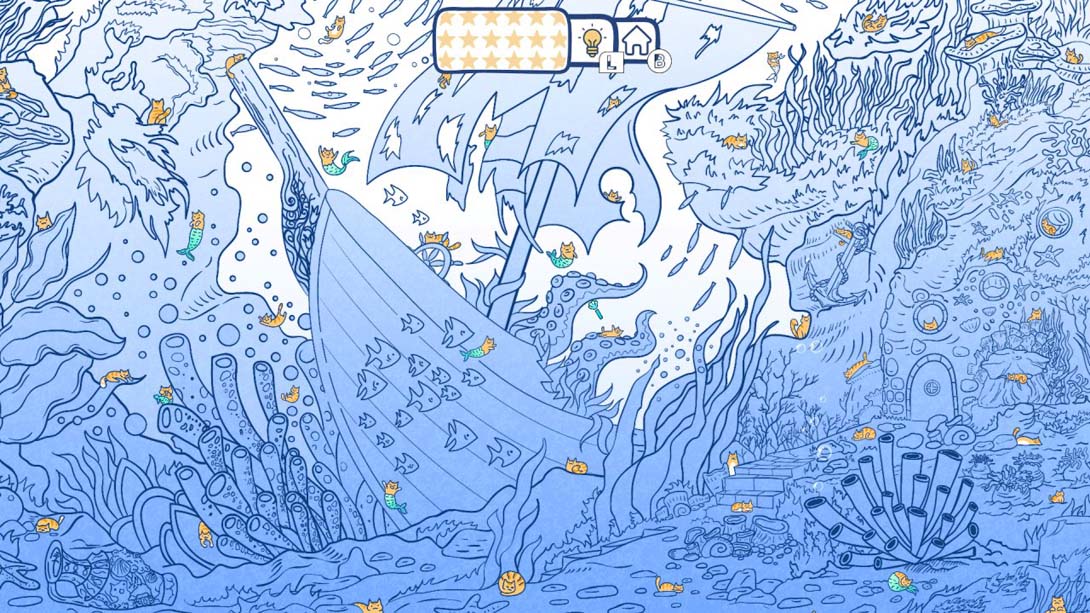 【美版】猫咪拜访海底世界 .Cats Visiting Underwater World 中文_4