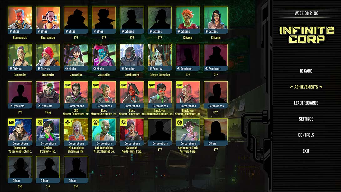 InfiniteCorp：赛博朋克纸牌游戏截图4