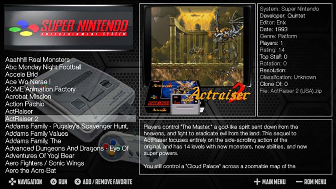 SNES模拟器 SNES Complete Roms Collection for Nintendo 英语_2