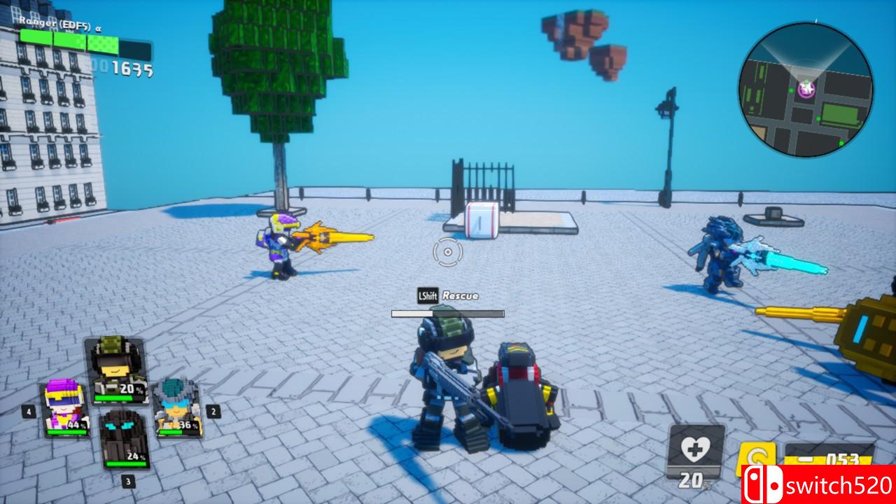 《数码方块地球防卫军》游戏截图1