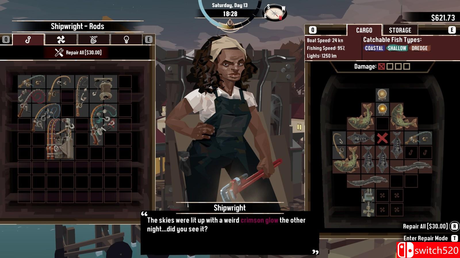 《渔帆暗涌 DREDGE》游戏截图4