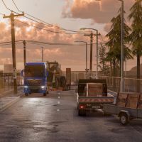 《卡车和物流模拟器》游戏主视觉图