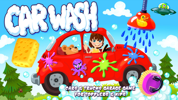 洗车-儿童车库游戏 Car Wash – Cars and Trucks Garage Game for Toddlers & Kids_0