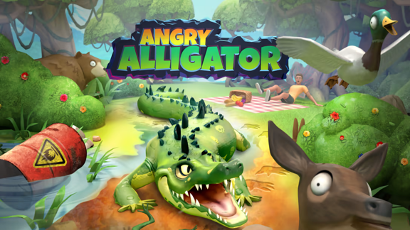 愤怒的鳄鱼 Angry Alligator_0