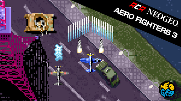 街机游戏：四国战机3 ACA NEOGEO AERO FIGHTERS 3的游戏画面