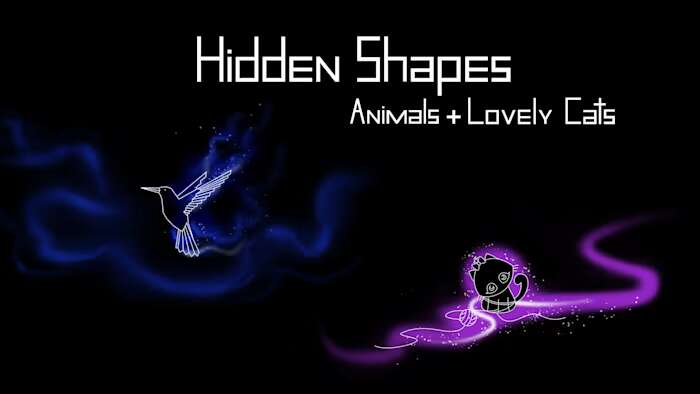 隐藏的形状：动物+可爱的猫丨Hidden Shapes Animals + Lovely Cats_0