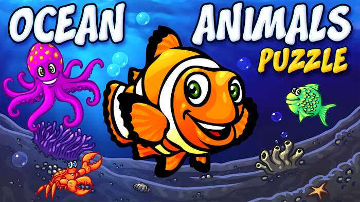海洋动物拼图丨Ocean Animals Puzzle_0