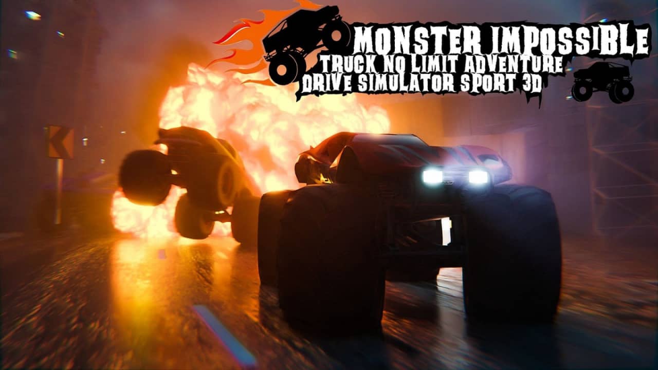怪物不可能的卡车无限冒险驾驶模拟器运动3D丨Monster Impossible Truck No Limit Adventure Drive Simulator Sport 3D_0