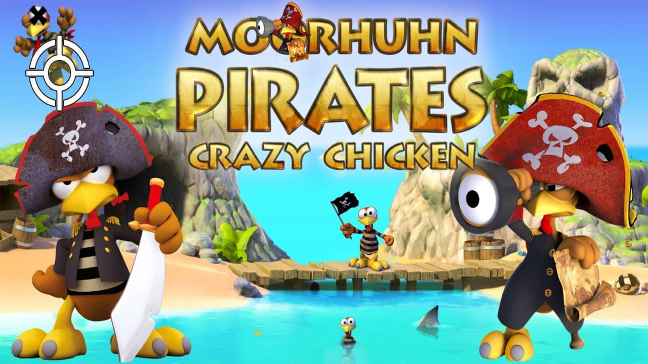 莫尔胡恩海盗：疯狂的鸡肉海盗丨Moorhuhn Pirates – Crazy Chicken Pirates_0