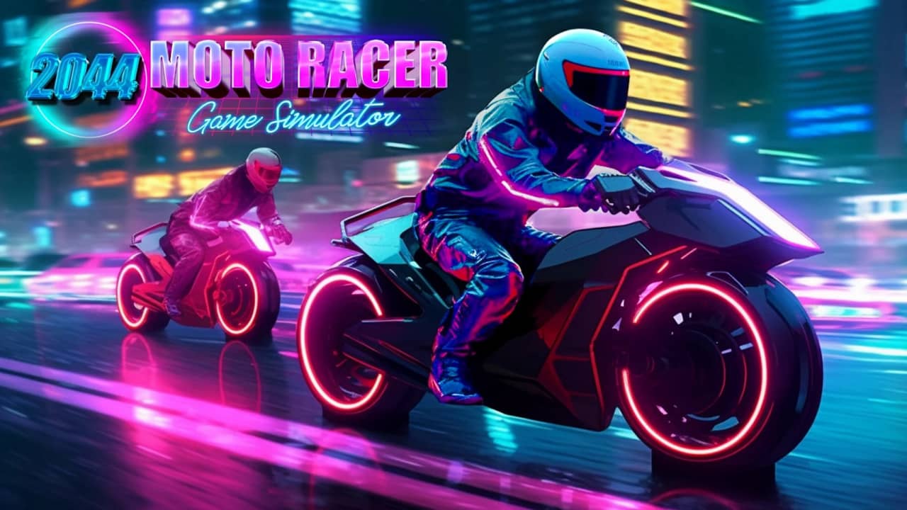 摩托赛车2044游戏模拟器丨Moto Racer 2044 Game Simulator_0