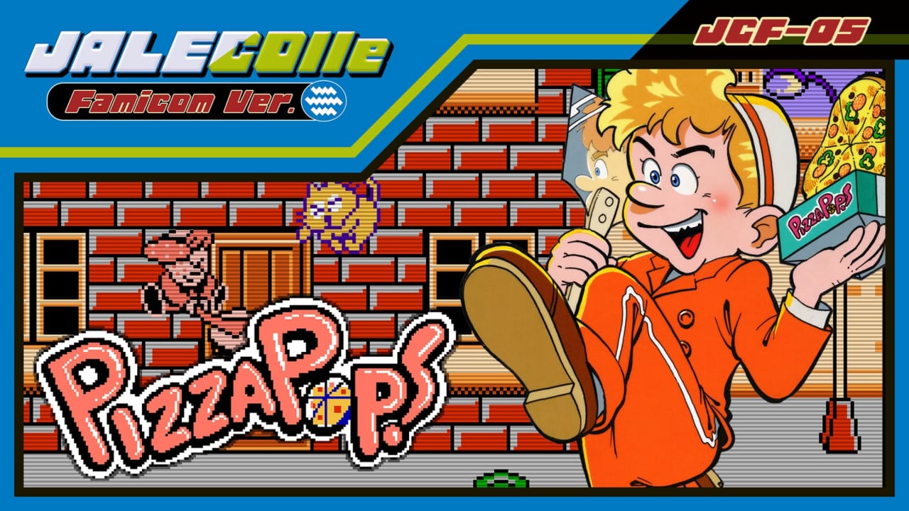 JALECO红白机版 披萨大战丨JALECOlle Famicom Ver. PIZZA POP!_0