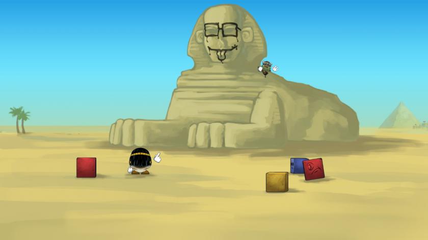 翻滚石块游戏截图2