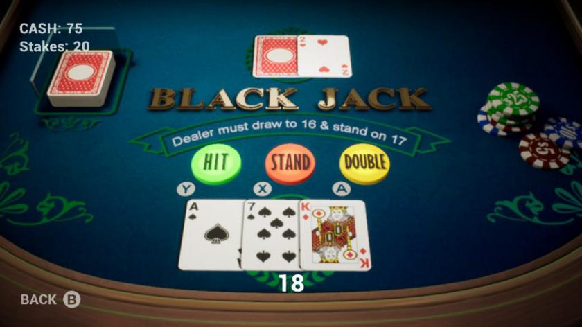 梅花杰克21点 Just Black Jack 游戏截图2
